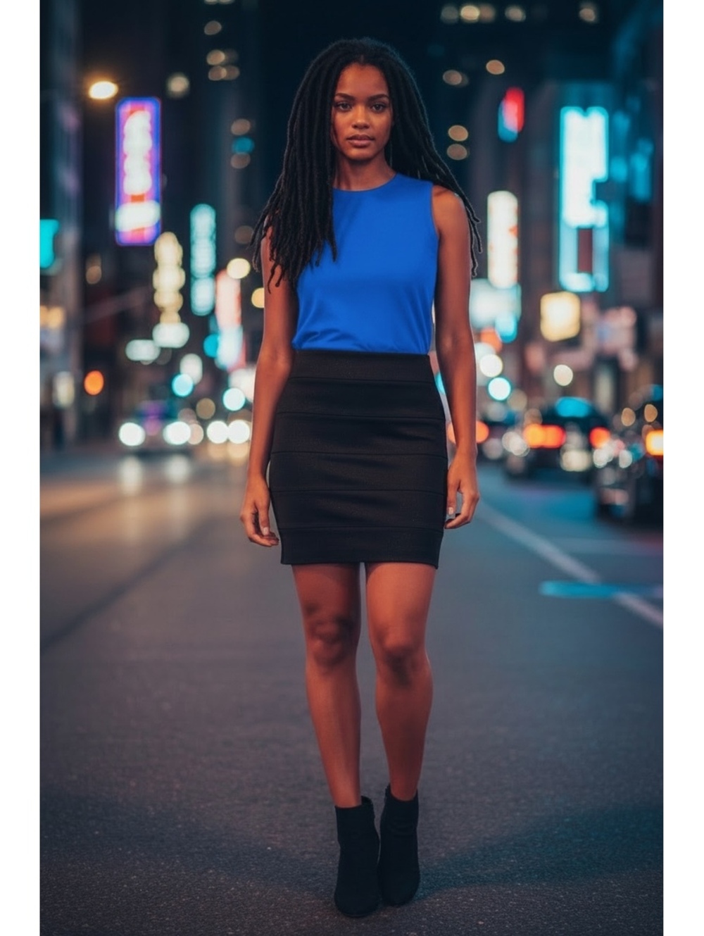 Alfani Black Bandage Mini Skirt XL